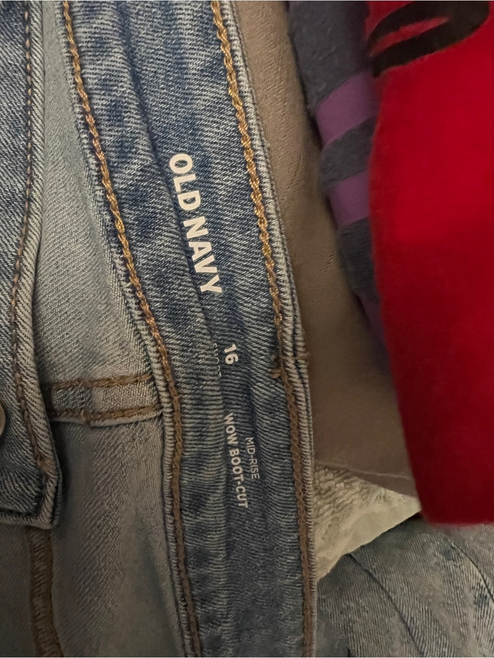 Old Navy WOW mid-rise boot cut